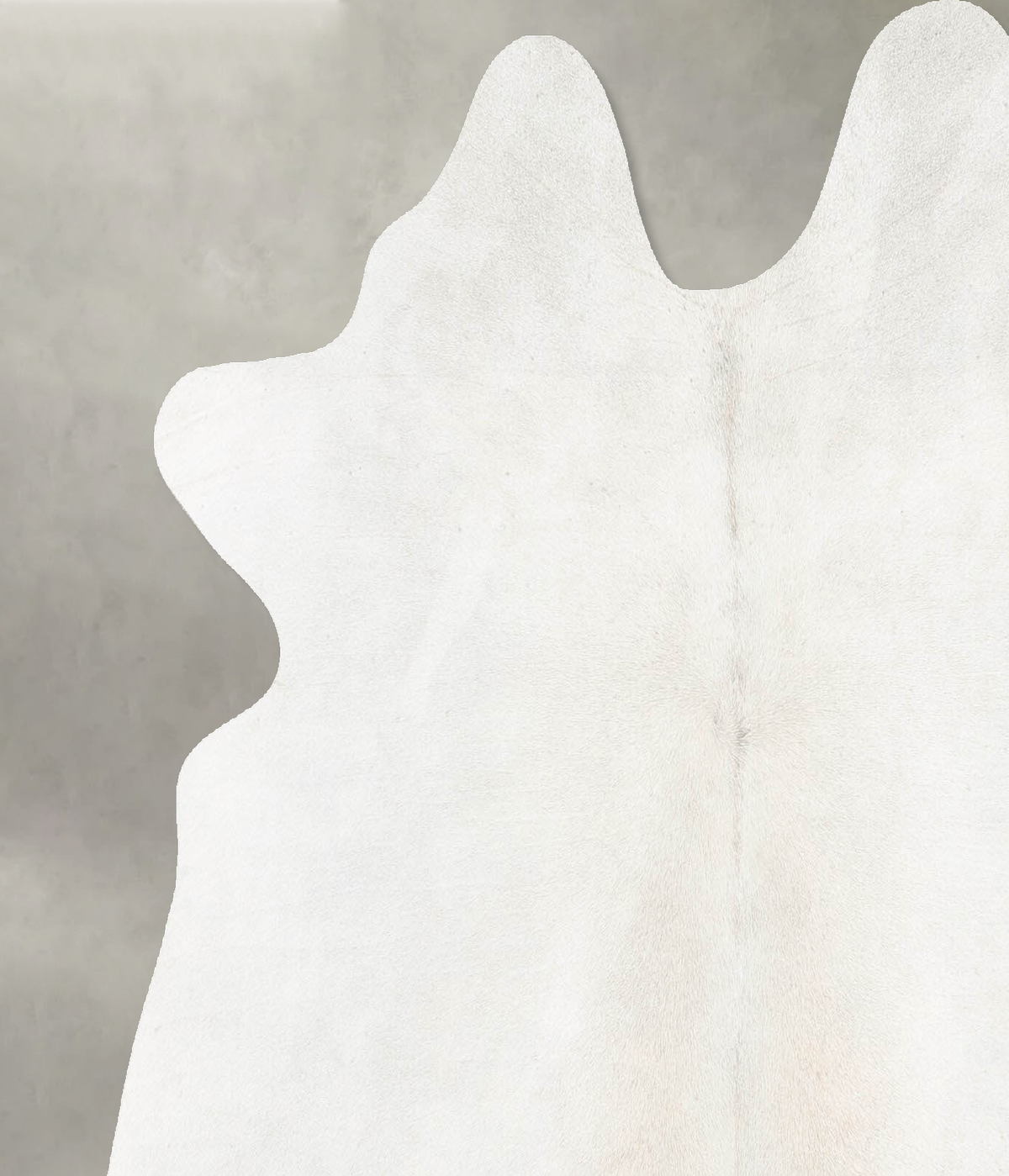 Light Grey Large Brazilian Cowhide Rug 5'7"H x 5'5"W #B30028 by Hudson Hides