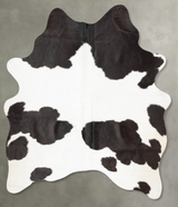 Black and White Medium Brazilian Cowhide Rug 5'11"H x 4'10"W #B30032 by Hudson Hides