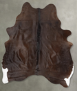 Chocolate X-Large Brazilian Cowhide Rug 7'6"H x 5'9"W #B30035 by Hudson Hides