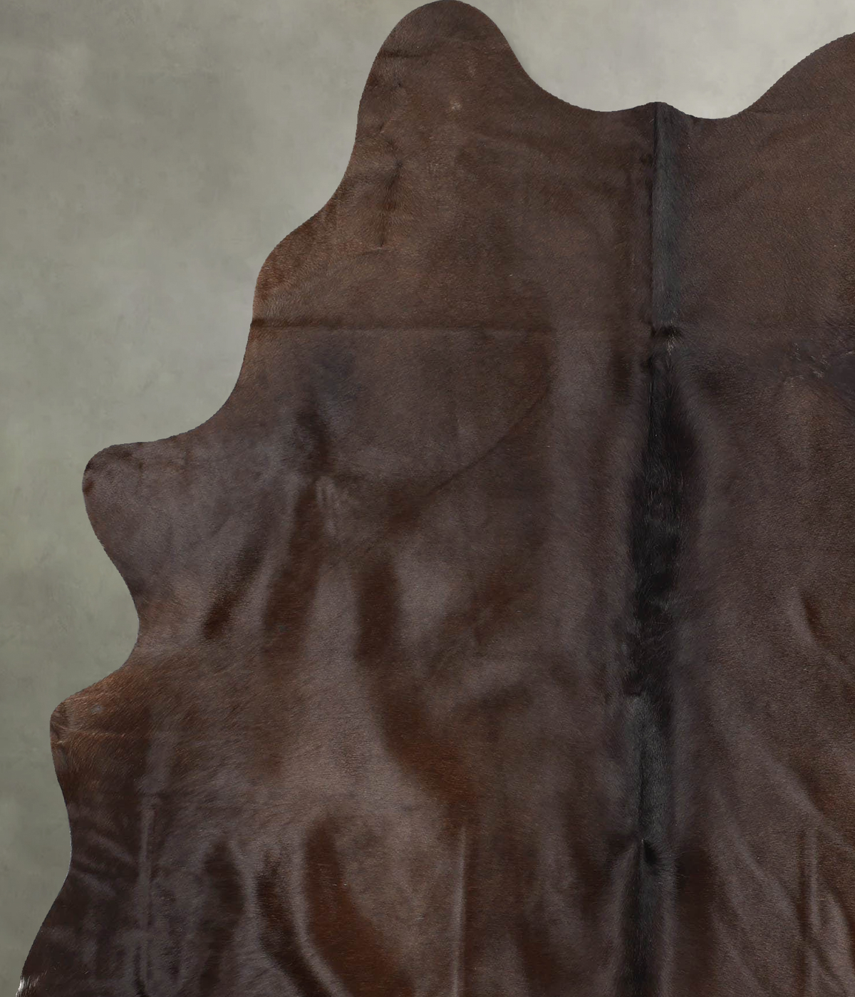Chocolate X-Large Brazilian Cowhide Rug 7'6"H x 5'9"W #B30035 by Hudson Hides