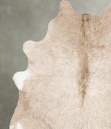 Champagne XX-Large Brazilian Cowhide Rug 7'8"H x 6'8"W #B30036 by Hudson Hides
