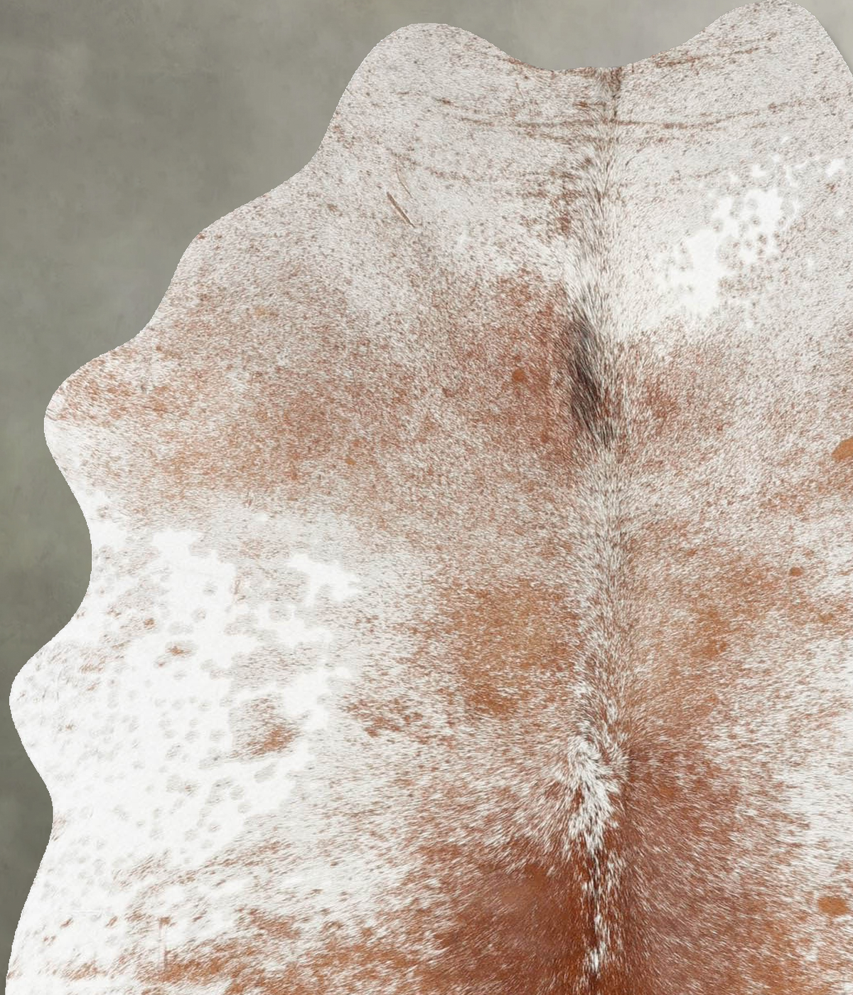 Salt and Pepper Brown Medium Brazilian Cowhide Rug 5'10"H x 4'1"W #B30046 by Hudson Hides