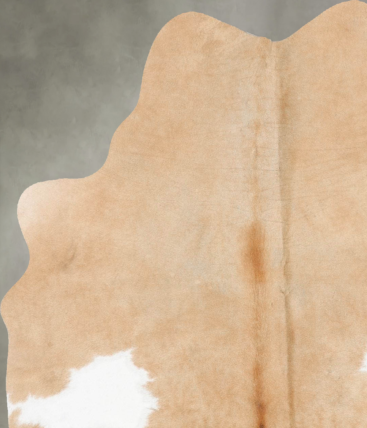 Beige and White Cowhide Rug #B30047