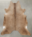Champagne X-Large Brazilian Cowhide Rug 6'10"H x 6'7"W #B30052 by Hudson Hides