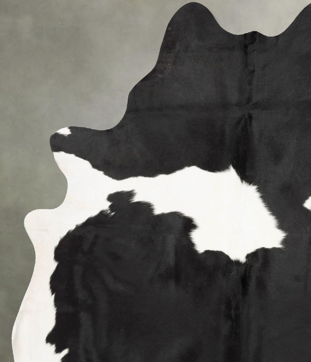 Black and White Cowhide Rug #B30053