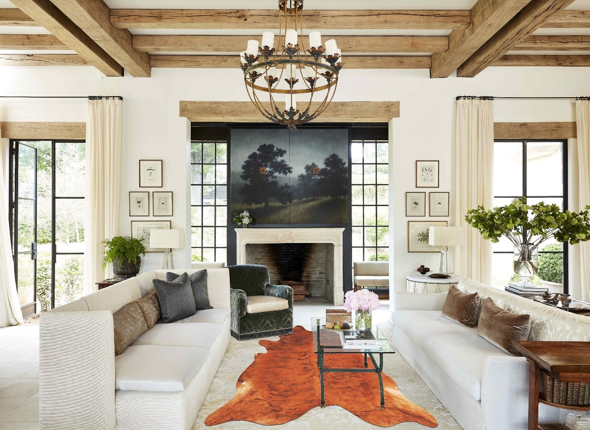 Medium Brindle Cowhide Rug #B3005