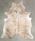 Light Brindle X-Large Brazilian Cowhide Rug 7'4"H x 6'4"W #B30062 by Hudson Hides