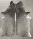 Dark Grey X-Large Brazilian Cowhide Rug 7'4"H x 5'6"W #B30070 by Hudson Hides