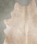 Champagne X-Large Brazilian Cowhide Rug 7'5"H x 6'2"W #B30073 by Hudson Hides