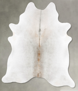 Grey with Beige X-Large Brazilian Cowhide Rug 7'3"H x 6'2"W #B30079 by Hudson Hides