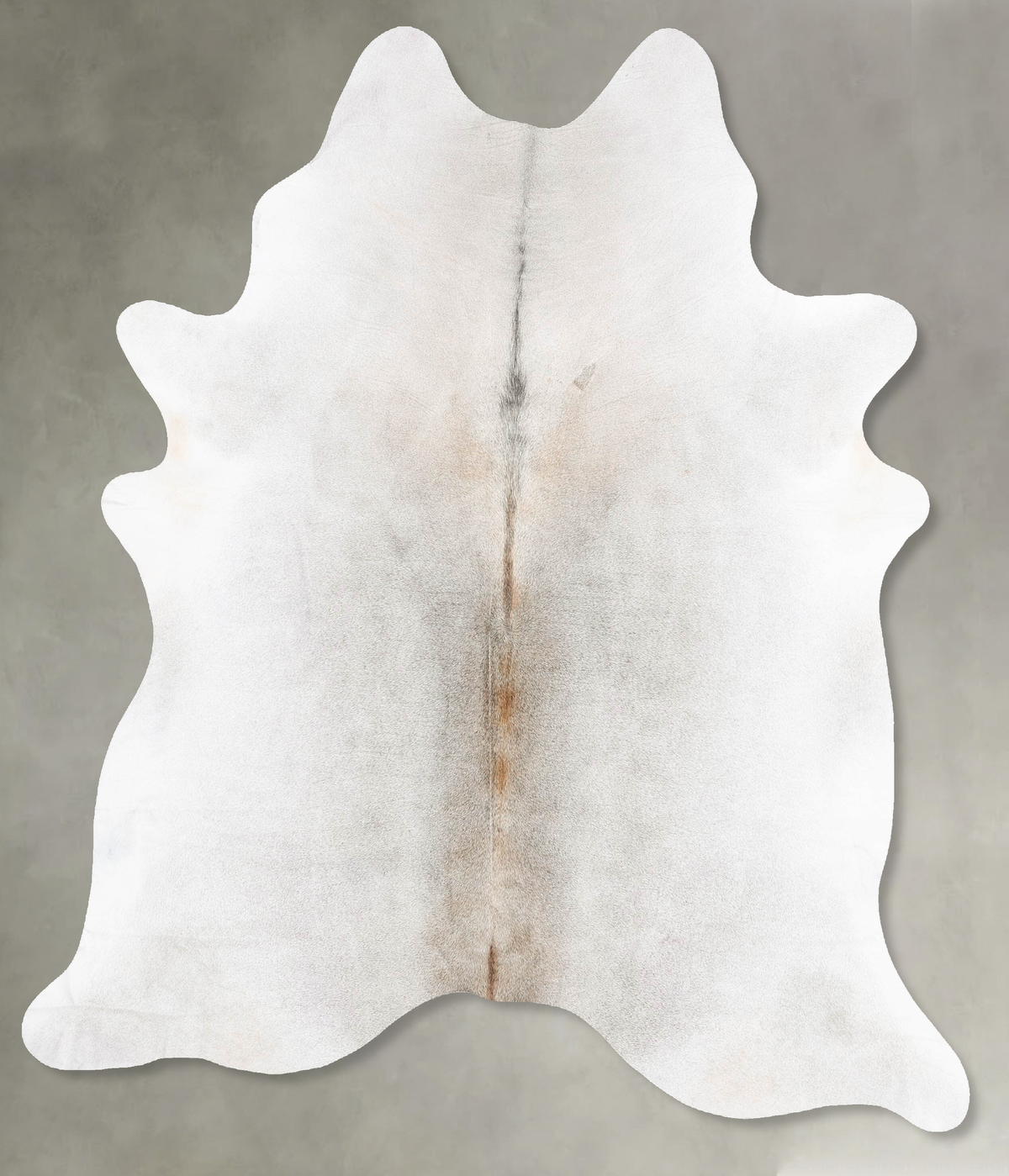 Grey with Beige Cowhide Rug #B30079