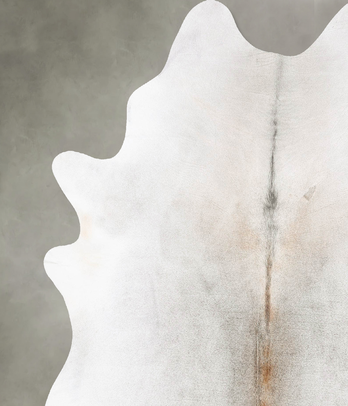 Grey with Beige Cowhide Rug #B30079