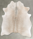Grey with Beige Large Brazilian Cowhide Rug 6'9"H x 5'9"W #B30083 by Hudson Hides