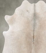 Grey with Beige Large Brazilian Cowhide Rug 6'9"H x 5'9"W #B30083 by Hudson Hides