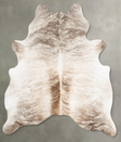 Light Brindle X-Large Brazilian Cowhide Rug 6'11"H x 6'3"W #B30085 by Hudson Hides