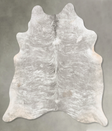 Grey Brindle X-Large Brazilian Cowhide Rug 7'3"H x 6'1"W #B30088 by Hudson Hides