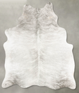 Grey Brindle Large Brazilian Cowhide Rug 6'7"H x 5'2"W #B30090 by Hudson Hides