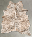 Light Brindle Large Brazilian Cowhide Rug 7'4"H x 5'4"W #B30092 by Hudson Hides