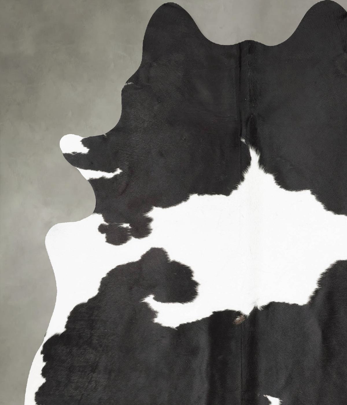 Black and White Cowhide Rug #B30101