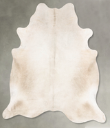 Champagne XX-Large Brazilian Cowhide Rug 7'10"H x 6'8"W #B30106 by Hudson Hides