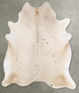 Champagne X-Large Brazilian Cowhide Rug 6'11"H x 6'6"W #B30107 by Hudson Hides
