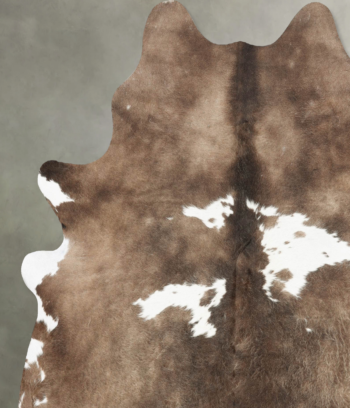 Taupe X-Large Brazilian Cowhide Rug 7'4"H x 6'2"W #B30114 by Hudson Hides