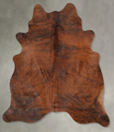 Medium Brindle Large Brazilian Cowhide Rug 6'7"H x 6'0"W #B30115 by Hudson Hides
