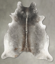 Dark Grey X-Large Brazilian Cowhide Rug 7'0"H x 6'4"W #B30116 by Hudson Hides