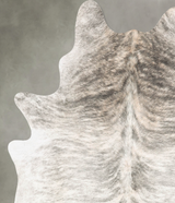 Light Brindle X-Large Brazilian Cowhide Rug 7'3"H x 5'7"W #B30119 by Hudson Hides