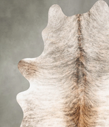 Light Brindle Large Brazilian Cowhide Rug 7'4"H x 5'5"W #B30121 by Hudson Hides