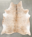 Light Brindle XX-Large Brazilian Cowhide Rug 8'1"H x 6'10"W #B30124 by Hudson Hides