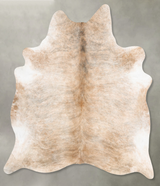 Light Brindle XX-Large Brazilian Cowhide Rug 8'1"H x 6'10"W #B30124 by Hudson Hides