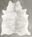 Grey Brindle XX-Large Brazilian Cowhide Rug 7'8"H x 6'7"W #B30127 by Hudson Hides