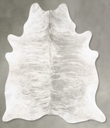 Grey Brindle XX-Large Brazilian Cowhide Rug 7'8"H x 6'7"W #B30127 by Hudson Hides