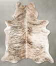 Light Brindle XX-Large Brazilian Cowhide Rug 7'10"H x 6'5"W #B30128 by Hudson Hides