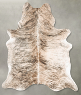 Light Brindle XX-Large Brazilian Cowhide Rug 7'10"H x 6'5"W #B30128 by Hudson Hides