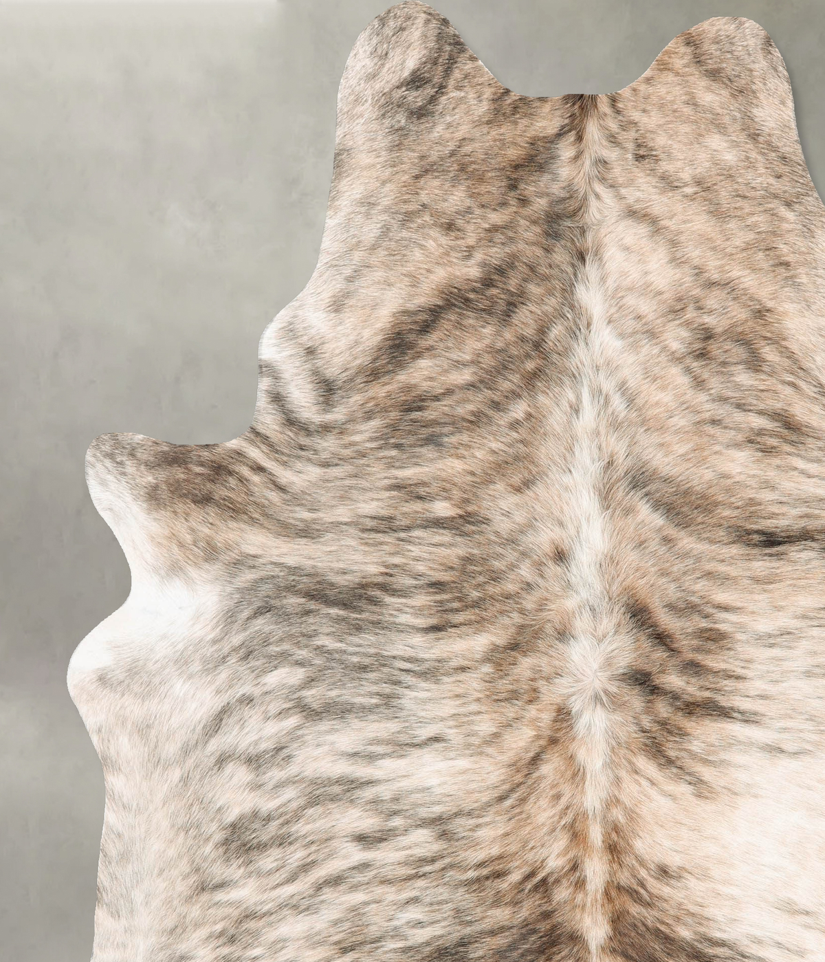 Light Brindle XX-Large Brazilian Cowhide Rug 7'10"H x 6'5"W #B30128 by Hudson Hides