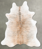 Light Brindle X-Large Brazilian Cowhide Rug 7'4"H x 6'4"W #B30129 by Hudson Hides