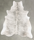 Grey Brindle X-Large Brazilian Cowhide Rug 6'10"H x 6'7"W #B30131 by Hudson Hides