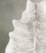 Grey Brindle X-Large Brazilian Cowhide Rug 6'10"H x 6'7"W #B30131 by Hudson Hides