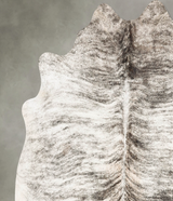 Grey Brindle X-Large Brazilian Cowhide Rug 6'2"H x 6'6"W #B30132 by Hudson Hides