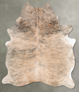 Light Brindle X-Large Brazilian Cowhide Rug 7'7"H x 5'7"W #B30138 by Hudson Hides