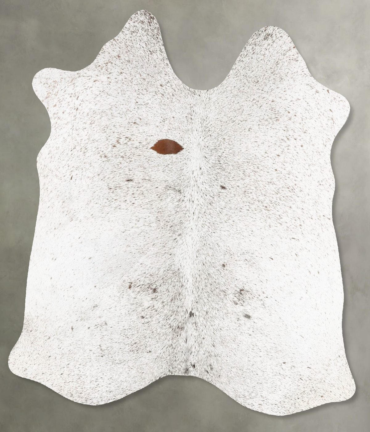 Salt and Pepper Black Cowhide Rug #B30139
