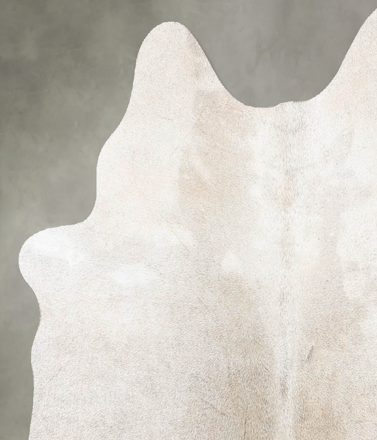 Grey with Beige Medium Brazilian Cowhide Rug 3'8"H x 3'6"W #B30141 by Hudson Hides