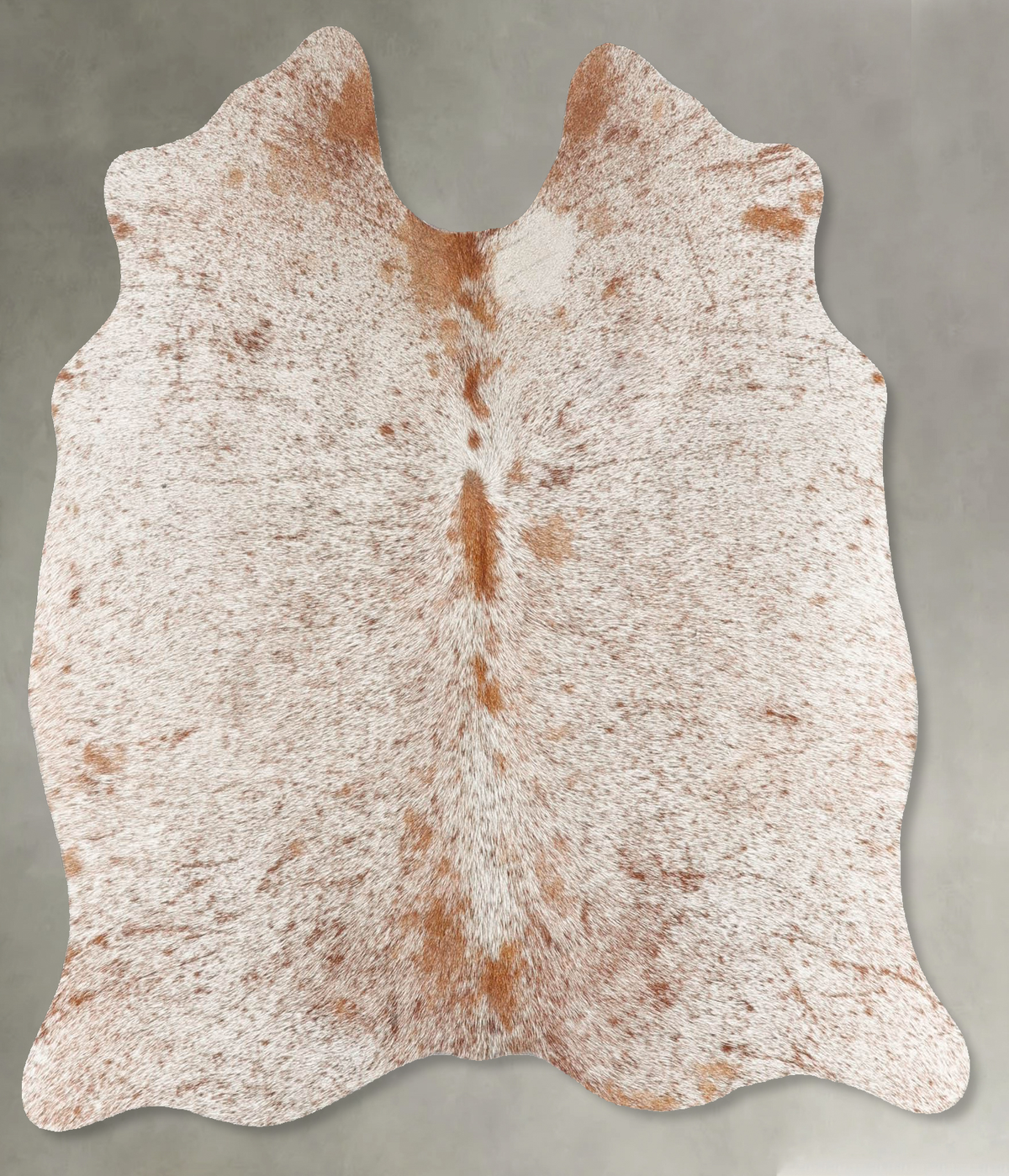 Salt and Pepper Brown Cowhide Rug #B30142