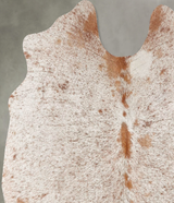 Salt and Pepper Brown Medium Brazilian Cowhide Rug 4'5"H x 4'0"W #B30142 by Hudson Hides