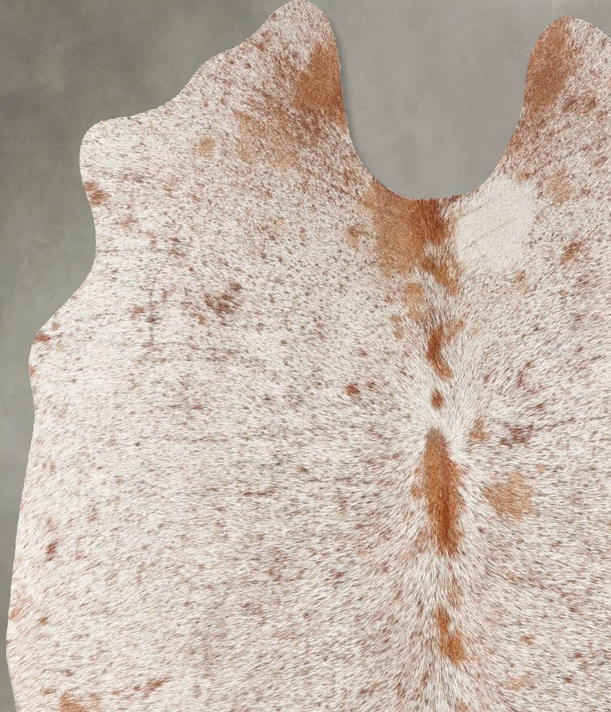 Salt and Pepper Brown Cowhide Rug #B30142