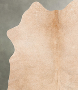 Beige Medium Brazilian Cowhide Rug 5'4"H x 4'5"W #B30144 by Hudson Hides