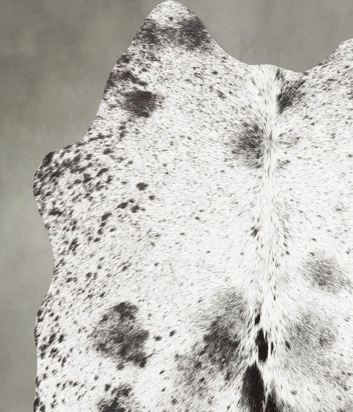 Chocolate and White Medium Brazilian Cowhide Rug 3'11"H x 4'3"W #B30148 by Hudson Hides