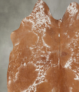 Salt and Pepper Brown Large Brazilian Cowhide Rug 5'5"H x 5'9"W #B30152 by Hudson Hides